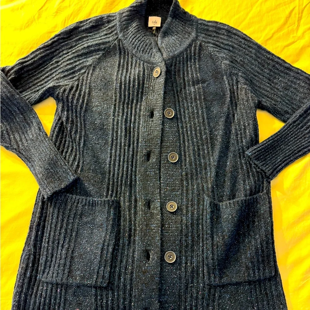 New Cabi Trail Cardigan. Size M. Dark Blue multi. - Picture 9 of 12